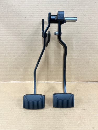 60-64 Galaxie Meteor Monterey clutch brake pedals restored no bracket 61 62 63