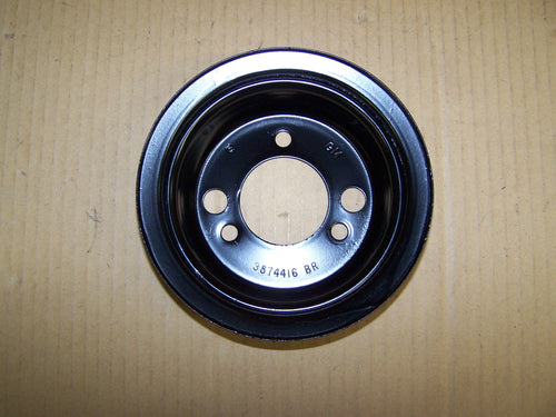 1966-68 Chevelle GM 396 P/S crank pulley 3874416BR restored 65 66 67